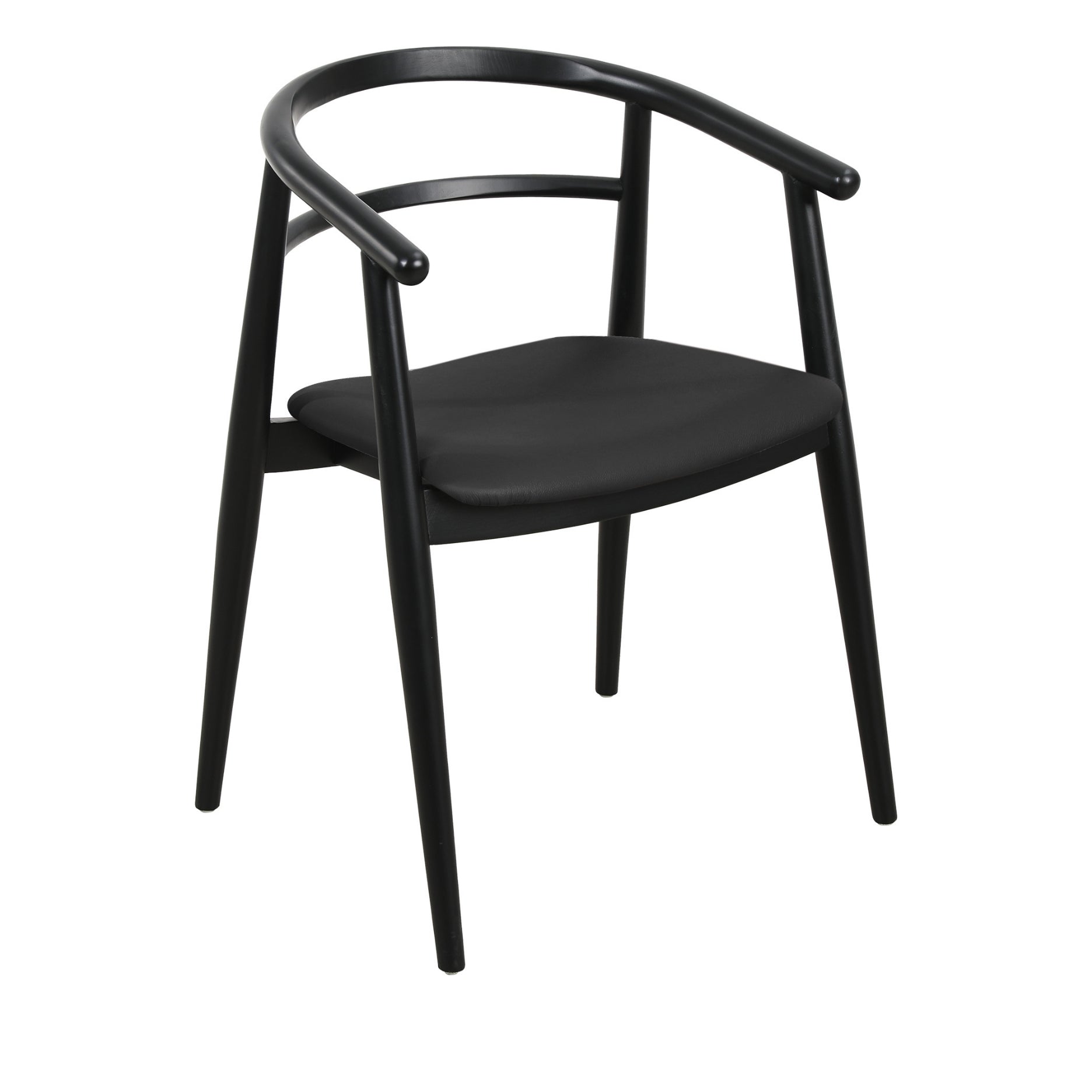 Søndervig, sort bøg - lædersæde